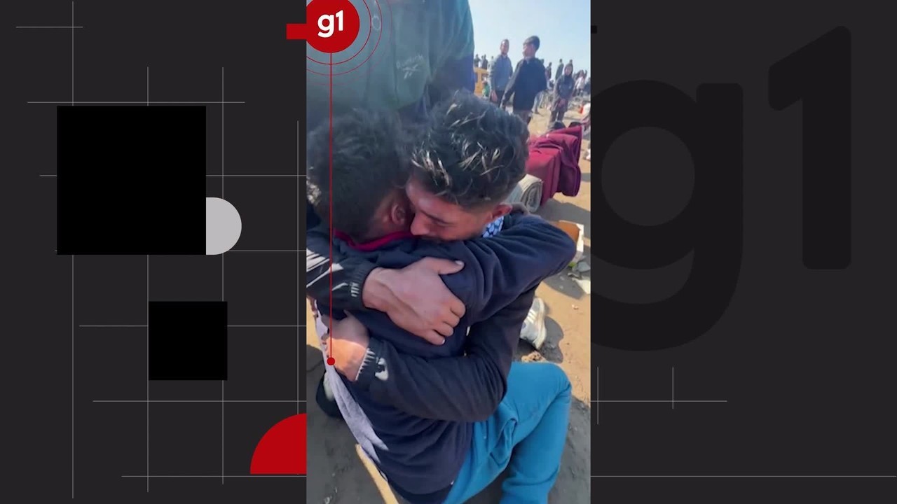 VÍDEO: Irmãos gêmeos palestinos se reencontram e choram após serem separados pela guerra em Gaza