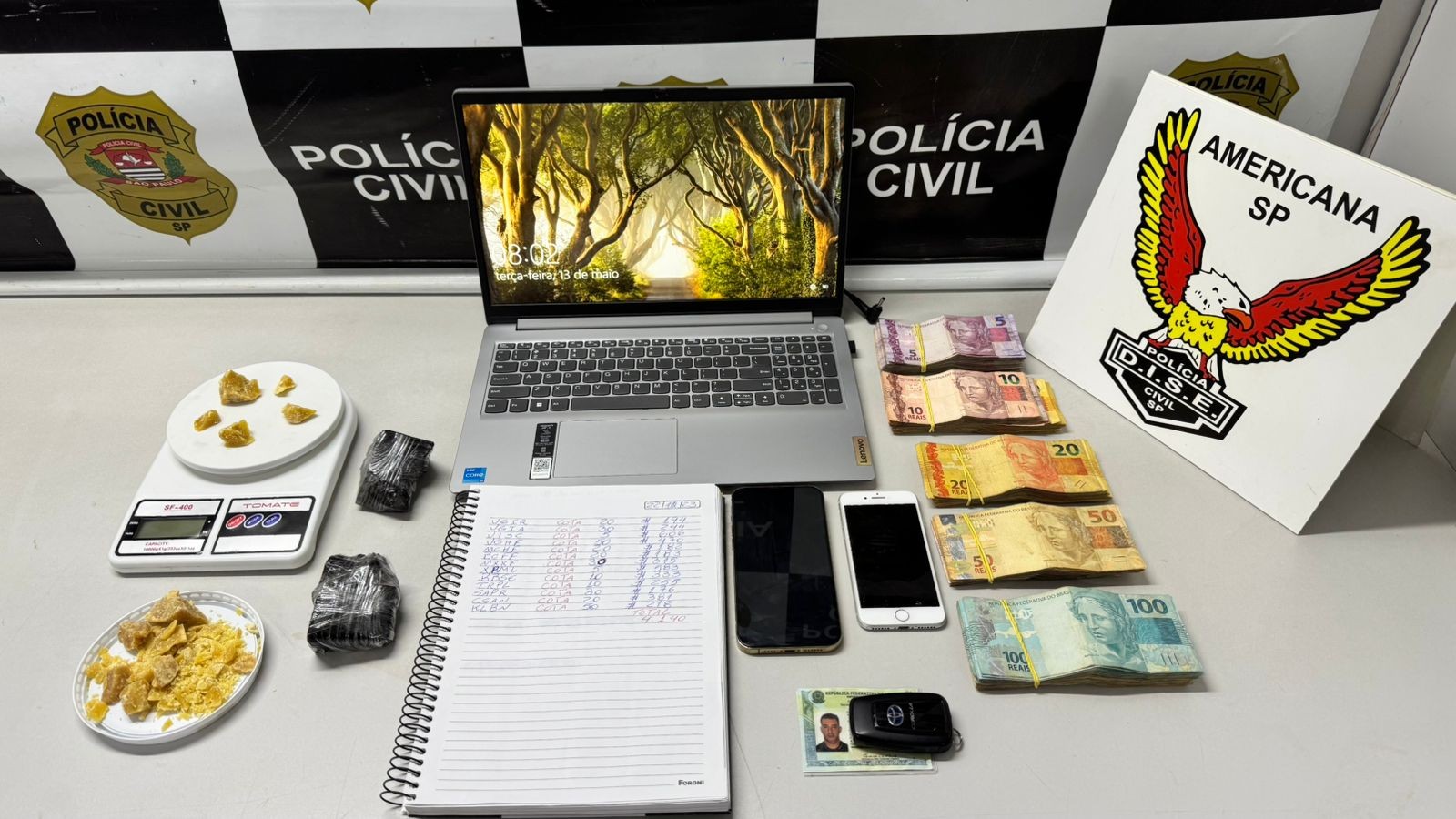 Empresário é preso em flagrante por vender drogas por aplicativo de mensagens em Americana