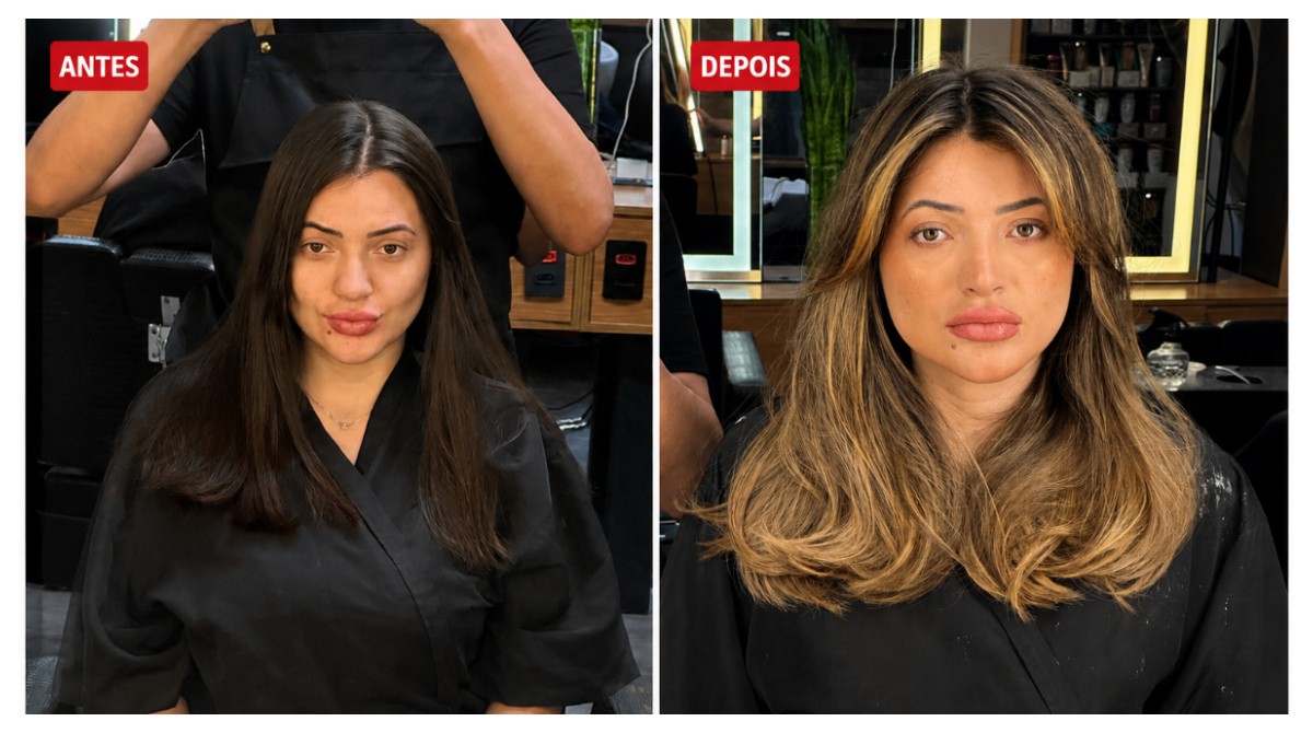 Veja antes e depois de procedimento capilar feito por cabeleireiro esfaqueado por cliente em salão da Zona Oeste de SP