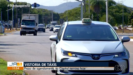 Prazo para agendamento da vistoria de táxis termina nesta quarta-feira (15)