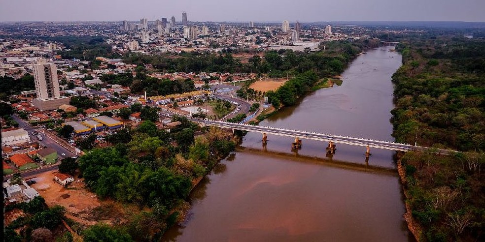 Rio Vermelho em Rondonópolis (MT) — Foto: Divulgação