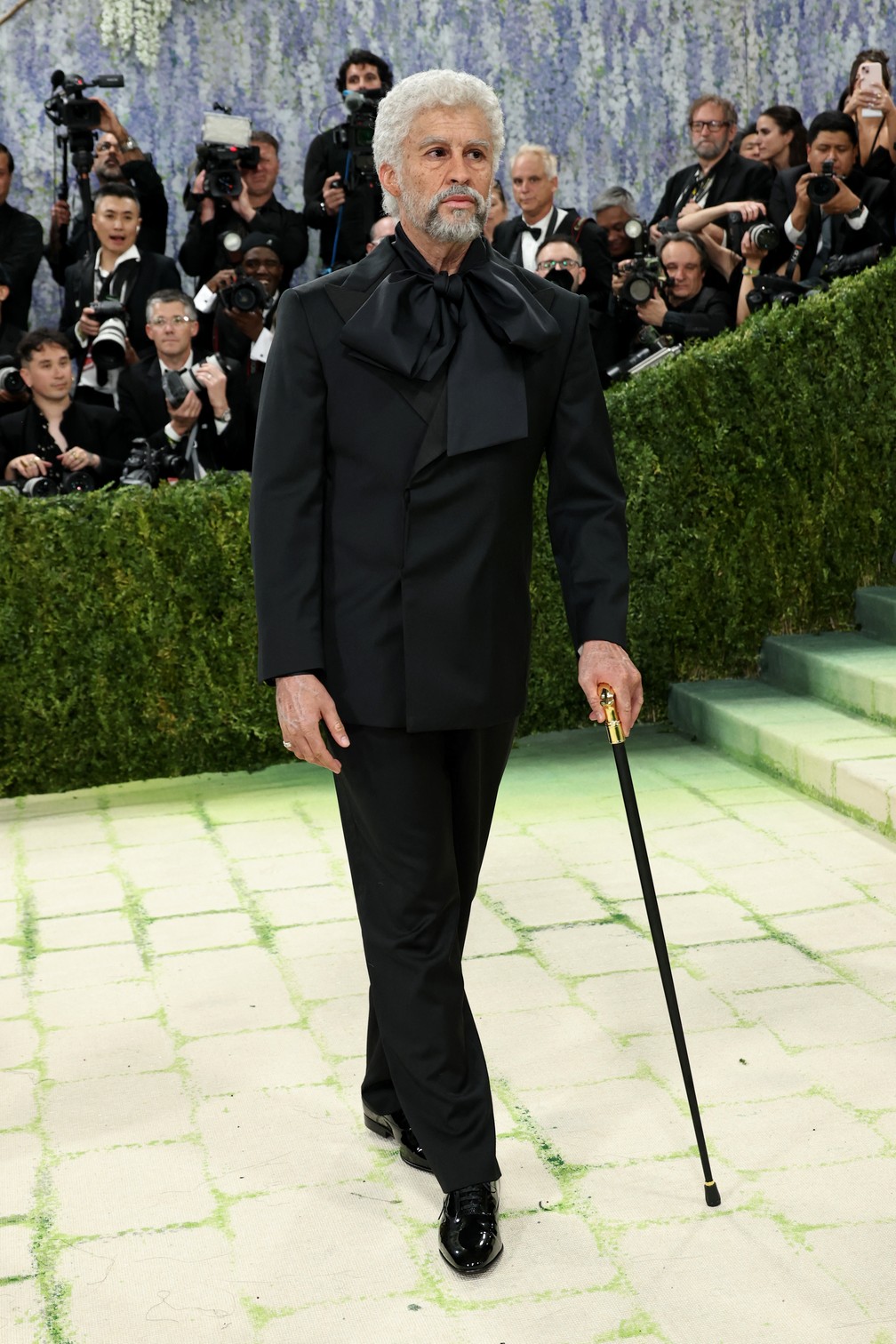 Bad Bunny no Met Gala 2026 — Foto: Julian Hamilton / GETTY IMAGES NORTH AMERICA / Getty Images via AFP