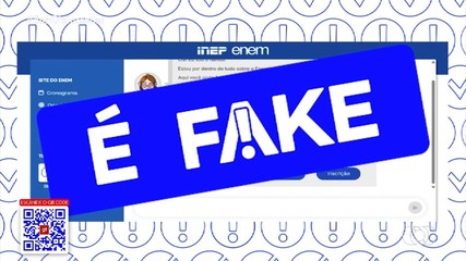 Fato ou fake desvenda golpe que imita sites do Enem e INSS