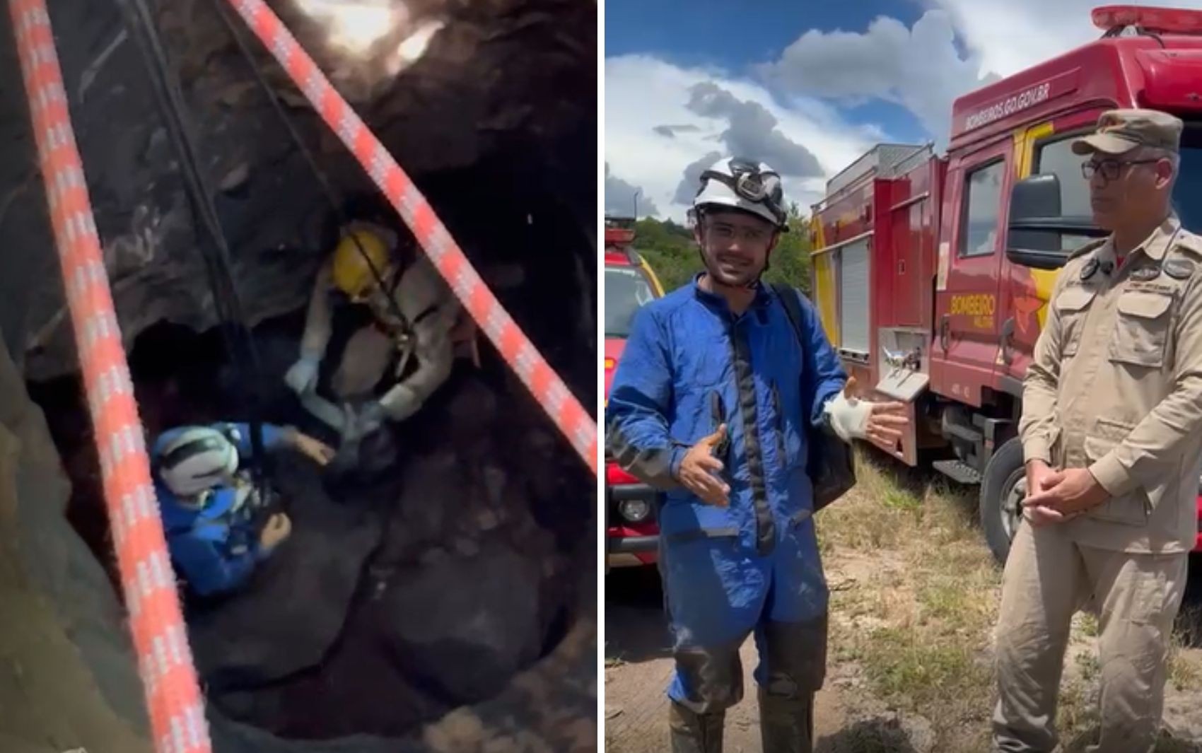 Biólogo cai dentro de caverna enquanto pesquisava aranhas