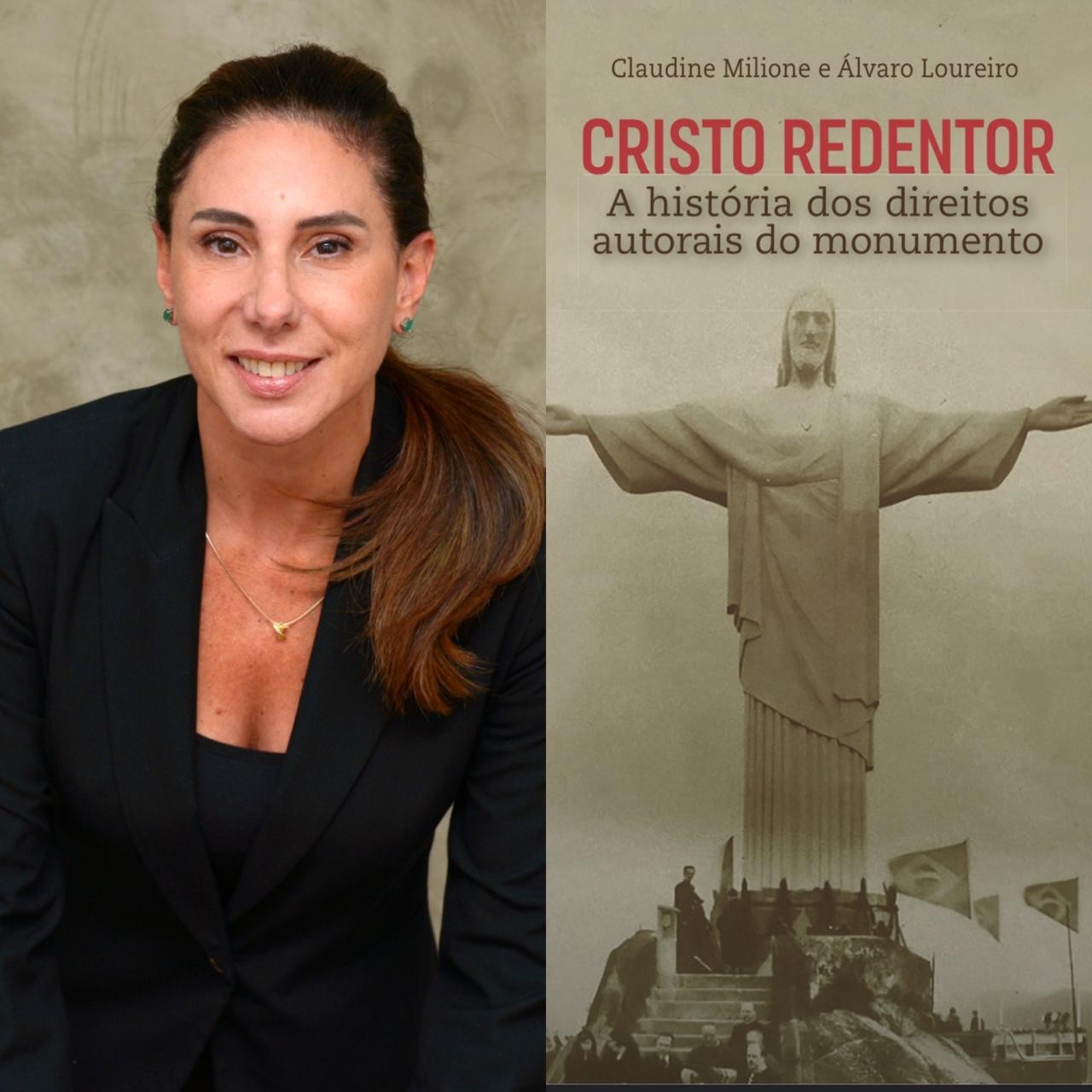Livro conta os bastidores dos 100 anos do registro do projeto do Cristo Redentor e a história dos direitos autorais do monumento