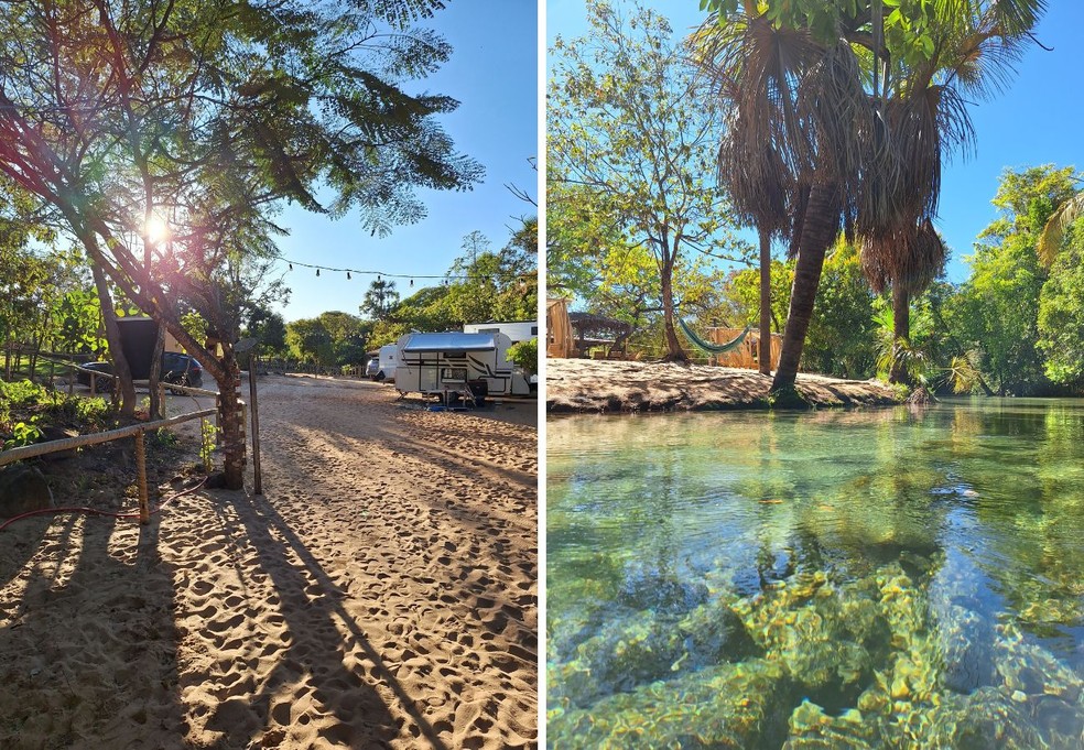 Praia do Puçá, no Tocantins — Foto: Thais Amorim/Arquivo pessoal