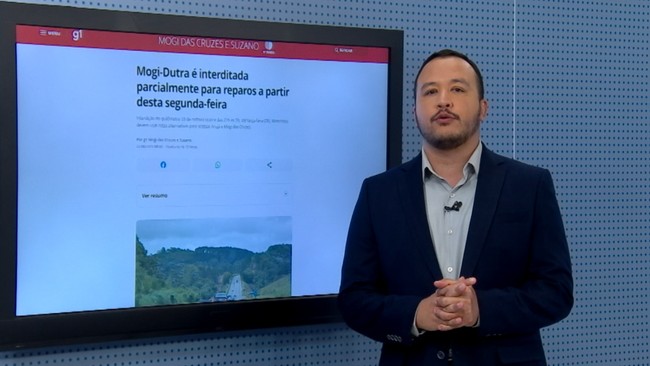 Mogi-Dutra é interditada parcialmente a partir desta segunda (25)