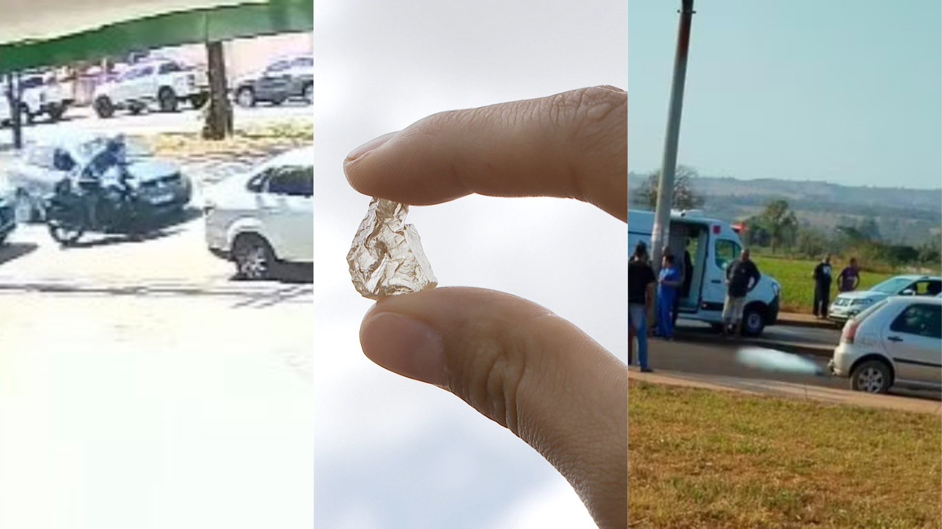 Você viu? Homem fala com testemunhas após acidente e morre, cidade dos maiores diamantes do BR e homem morto na frente da esposa e do filho