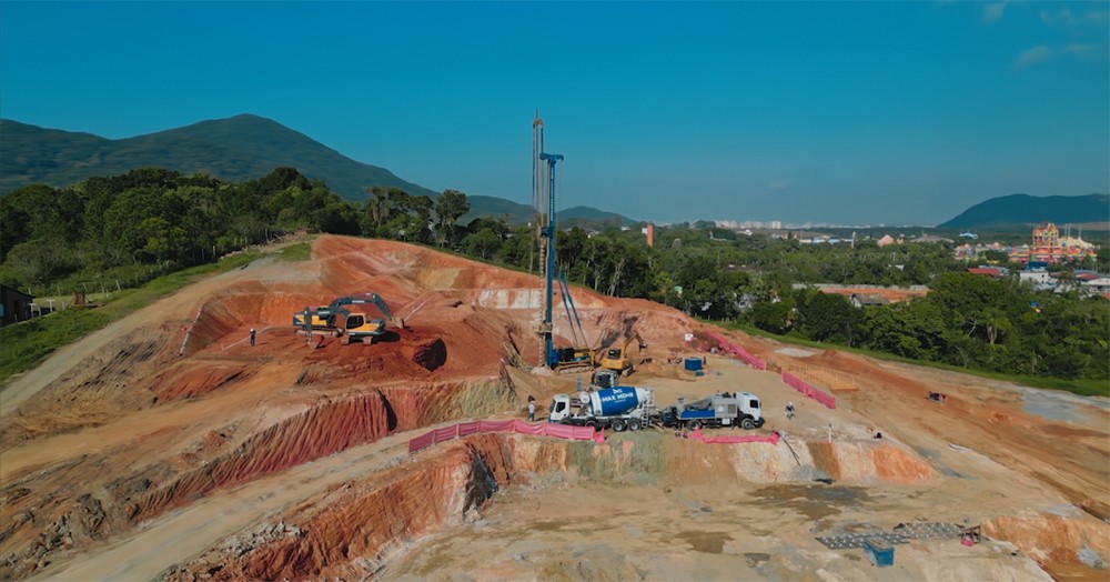 União Fundações constrói base dos maiores edifícios de SC