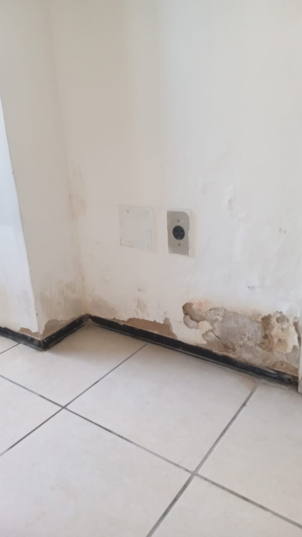 Problemas hidráulicos e tomadas que explodiram fizeram parte de experiência de moradora do edifício Alda Cardoso Linhares — Foto: Arquivo Pessoal