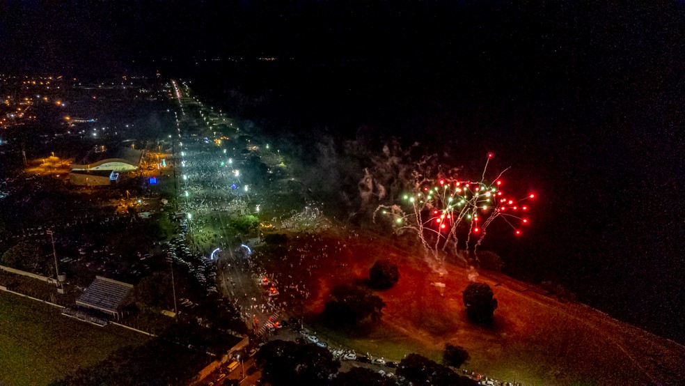 Presidente Epitácio (SP) divulga programação de shows da virada de ano — Foto: Edcarlo Fernandes