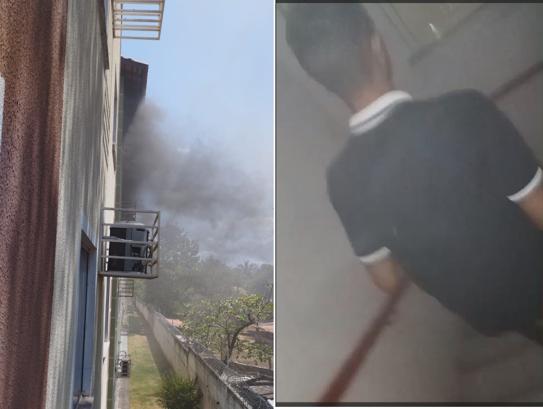 Vídeo: incêndio é registrado em apartamento na Zona Norte de Teresina