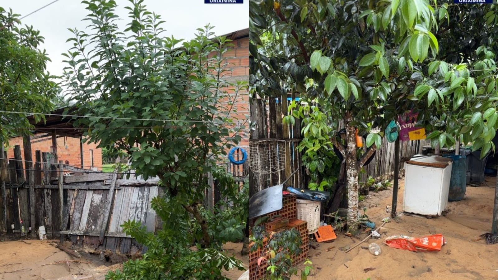 Temporal em Oriximiná arrasta veículos e causa prejuízos em residências