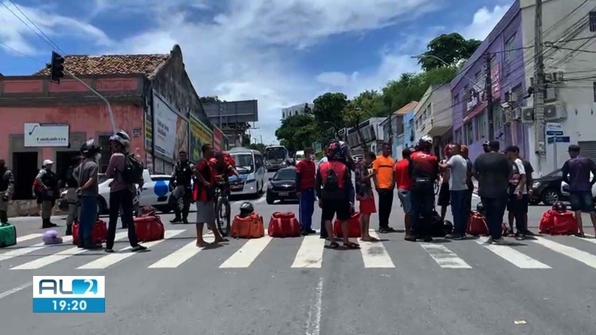 Entregadores De Aplicativo Protestam Em Maceió Contra Alta No Preço Da