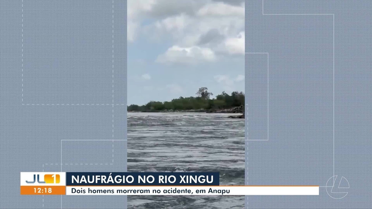 Irmãos do ES morrem após naufrágio durante pescaria no Rio Xingu, em Anapu, no PA