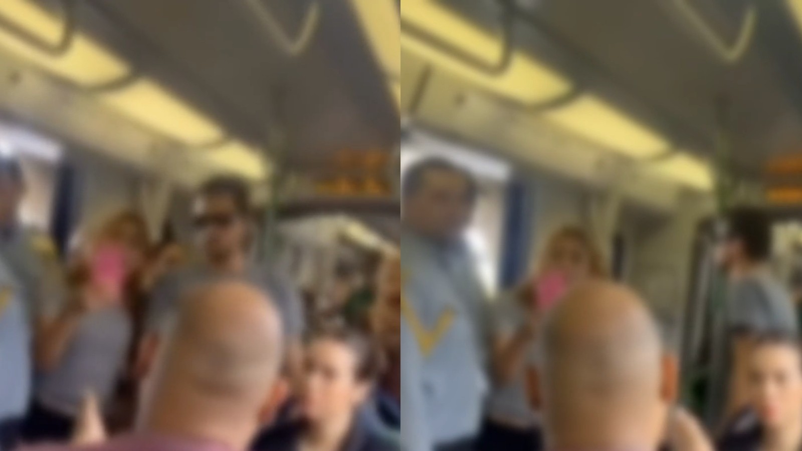 Homem se recusa a sair de vagão exclusivo para mulheres em metrô da Grande Fortaleza; vídeo