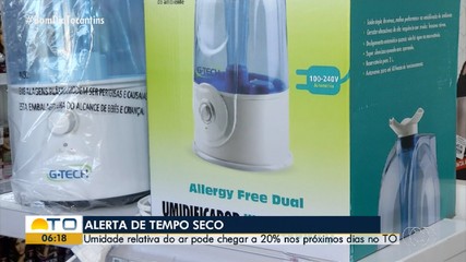 Baixa umidade relativa do ar exige cuidados dos tocantinenses com períodos secos
