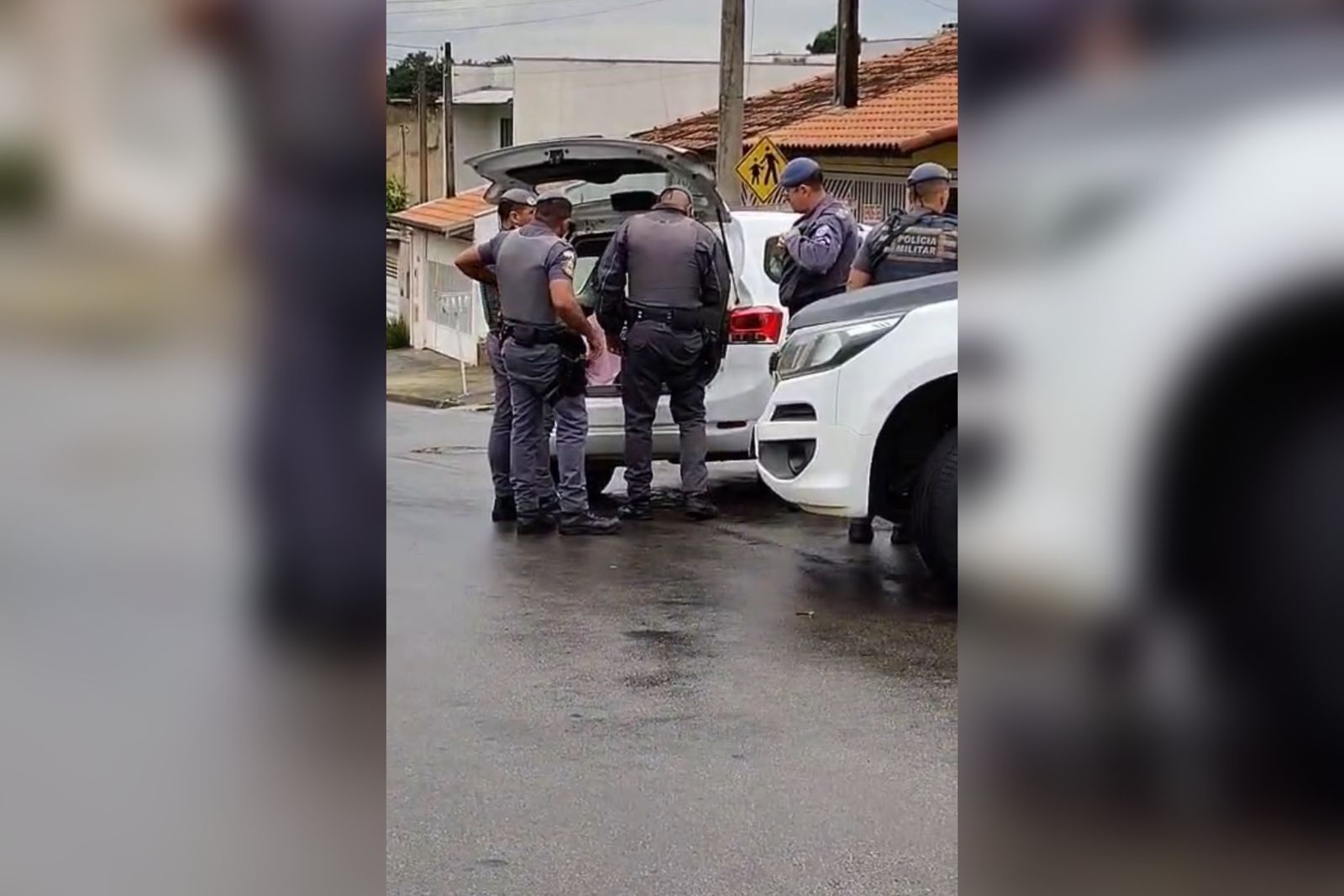 Criminosos armados assaltam supermercado e trocam tiros com a Polícia Militar em Boituva