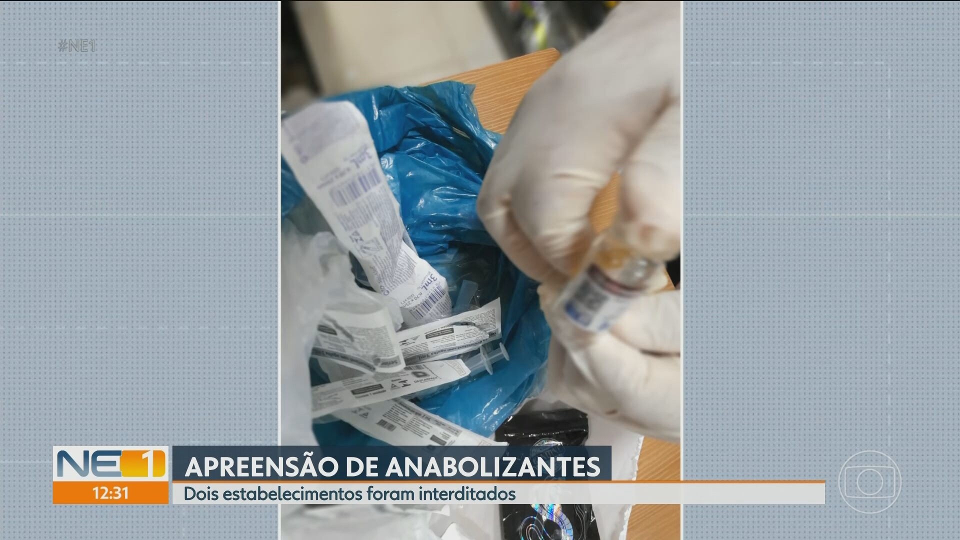 Duas pessoas são presas em flagrante por venderem e aplicarem anabolizantes em lojas do Recife