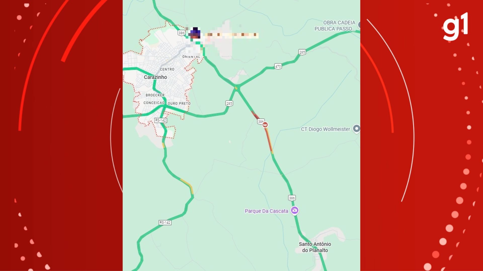 Cinco pessoas morrem após colisão entre caminhão e micro-ônibus na BR-386, em Carazinho