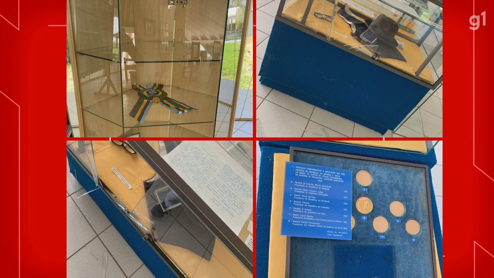 VÍDEO: homem invade instituto histórico do DF e furta medalhas; é a segunda invasão em dois dias