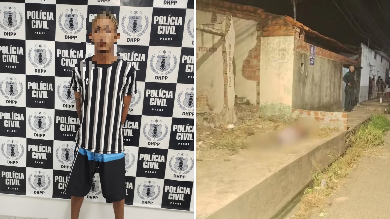 Jovem suspeito de matar homem a tiros é preso menos de 24 horas após o crime em Teresina