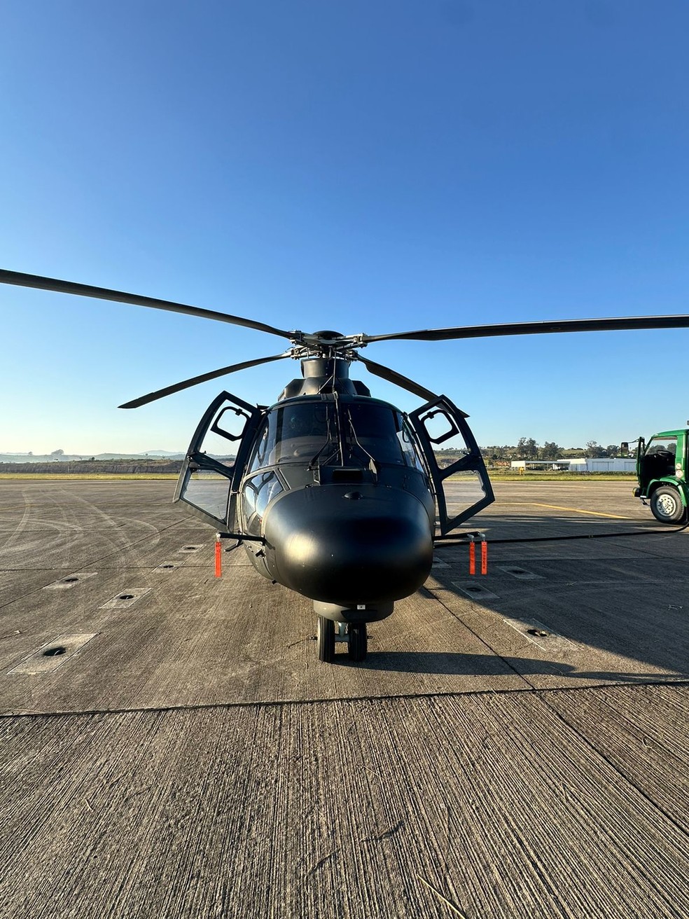 Helicópteros do Cavex de Taubaté vão auxiliar em resgate às vítimas de temporal no Rio Grande do Sul — Foto: Tenente Luara Leimig