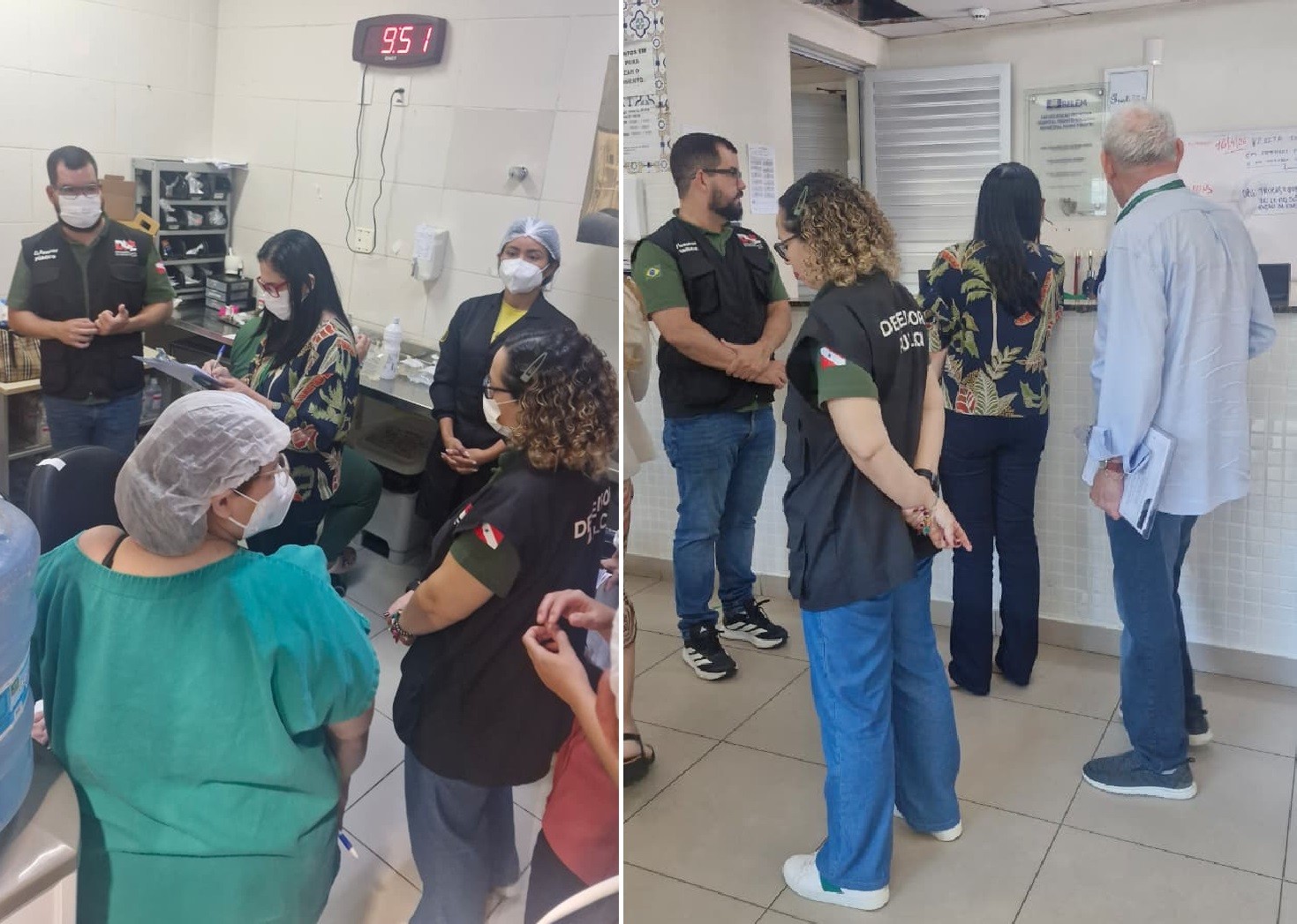 CRM e DPE constatam falta de neurocirurgiões durante fiscalização no 'PSM da 14', em Belém