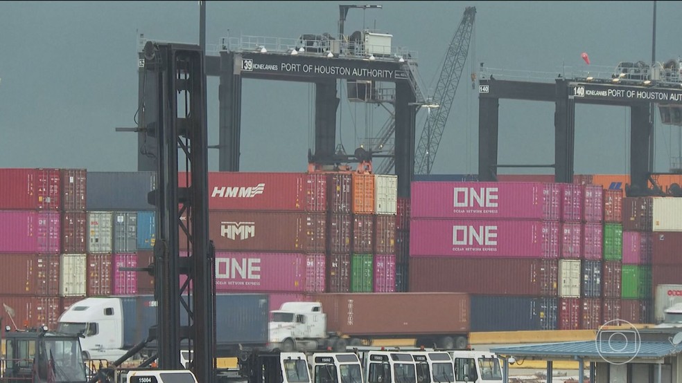 A quatro dias do início do tarifaço ao Brasil, entenda como seria possível barrar sobretaxas sem ceder à chantagem de Trump — Foto: Reprodução/TV Globo