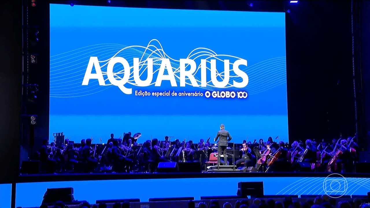 Projeto Aquarius faz apresentação especial para comemorar 100 anos do jornal O Globo