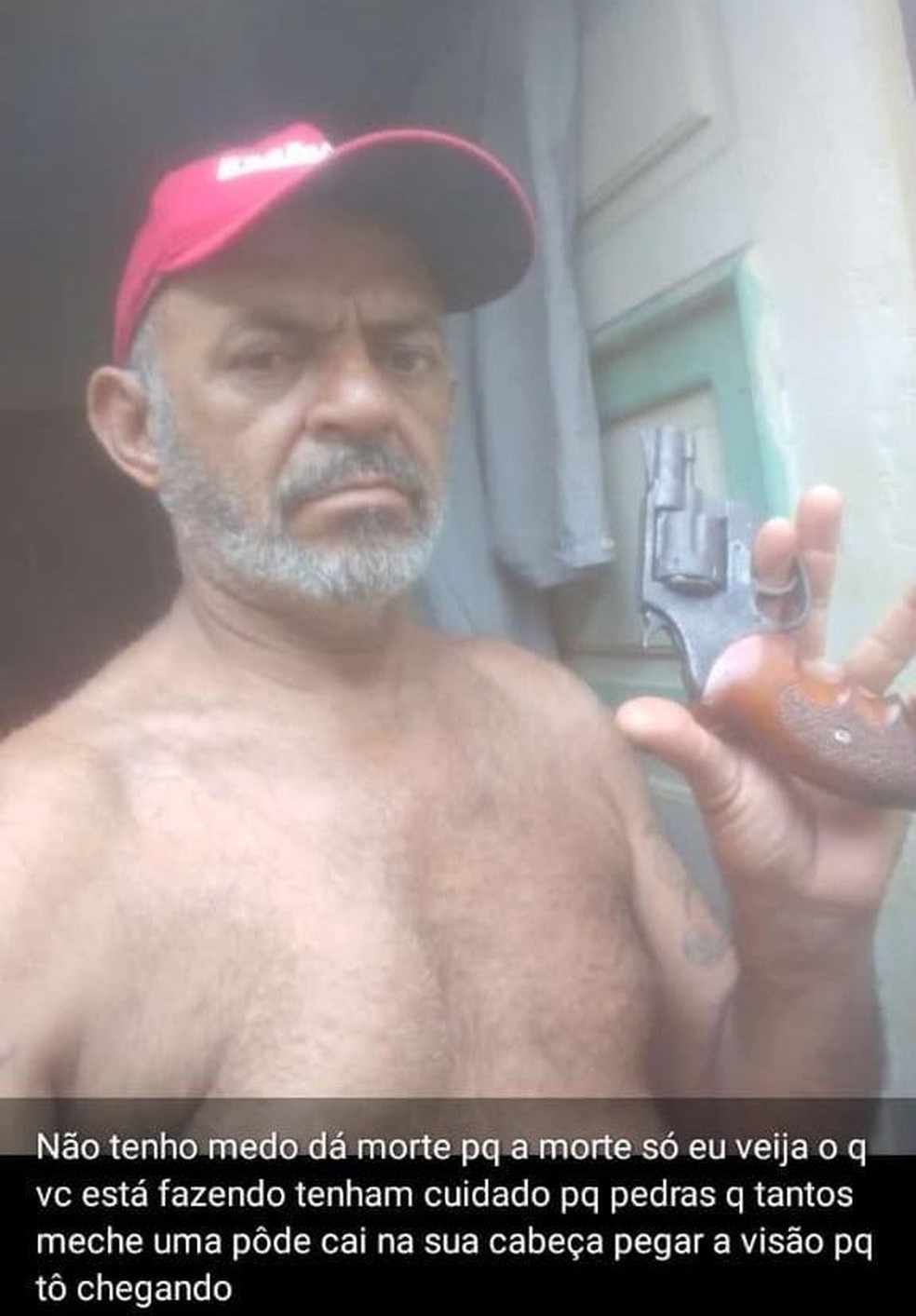 Suspeito de atirar na ex-esposa, em João Pessoa, postou ameaça nas redes sociais, no dia em que recebeu papéis de divórcio — Foto: Reprodução/TV Cabo Branco