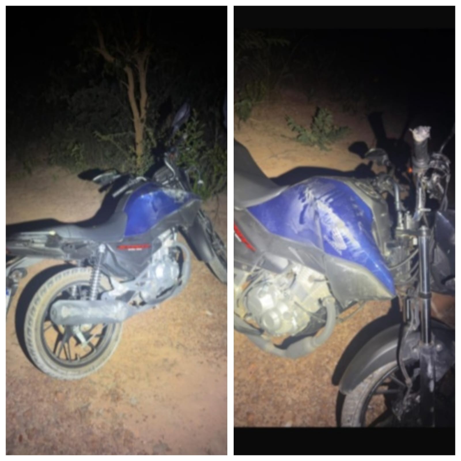 Motociclista morre após perder o controle da direção e bater em meio-fio na LMG-627, em Josenópolis