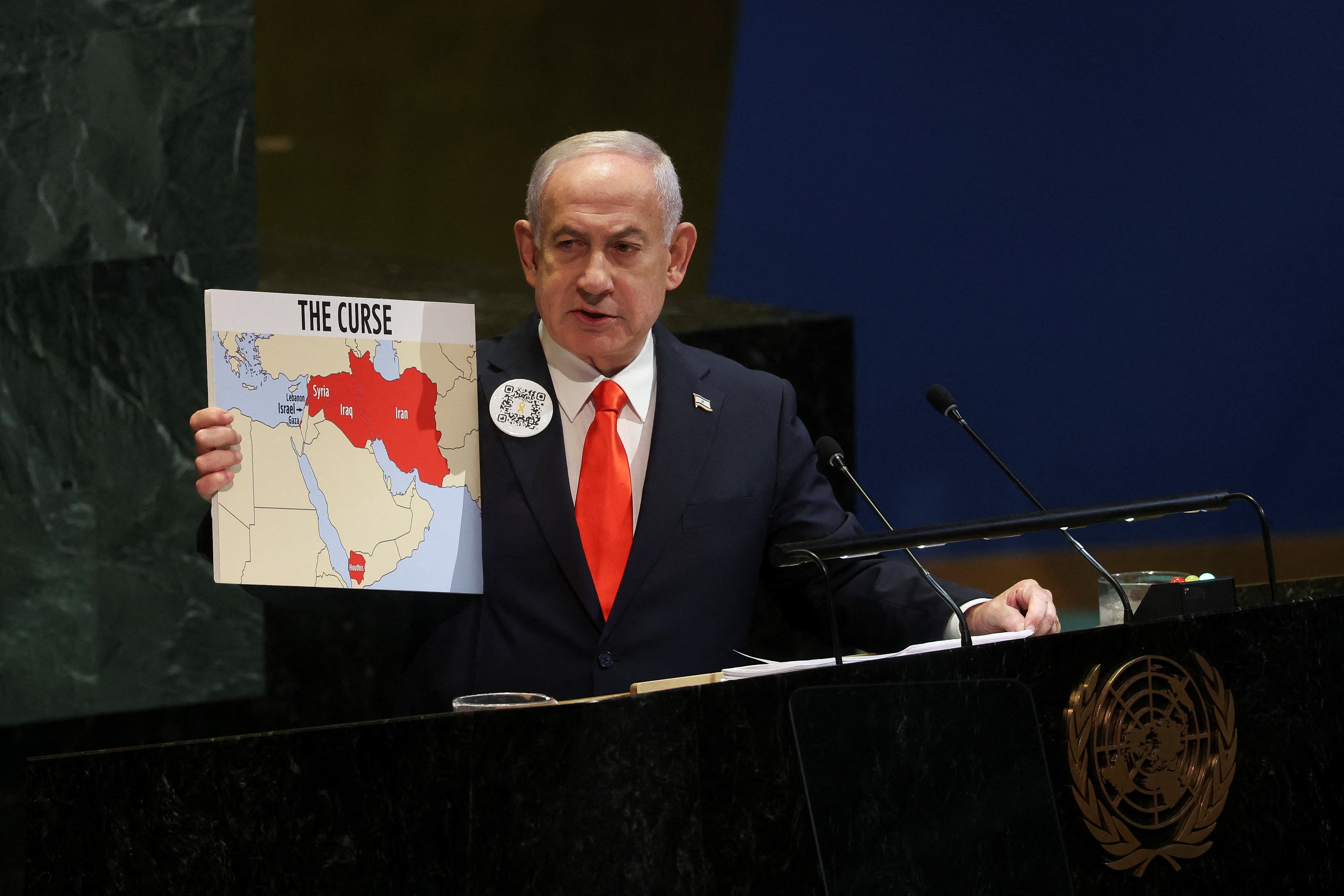 Ainda não terminamos com a guerra em Gaza, diz Netanyahu na ONU 