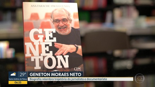 Biografia de Geneton Moraes Neto é lançada no Rio - Programa: Bom Dia Rio 