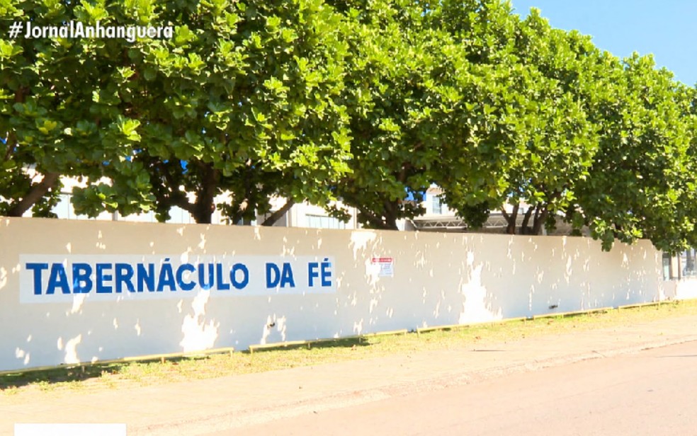 Igreja Tabernáculo da Fé em Goiânia — Foto: Reprodução/TV Anhanguera