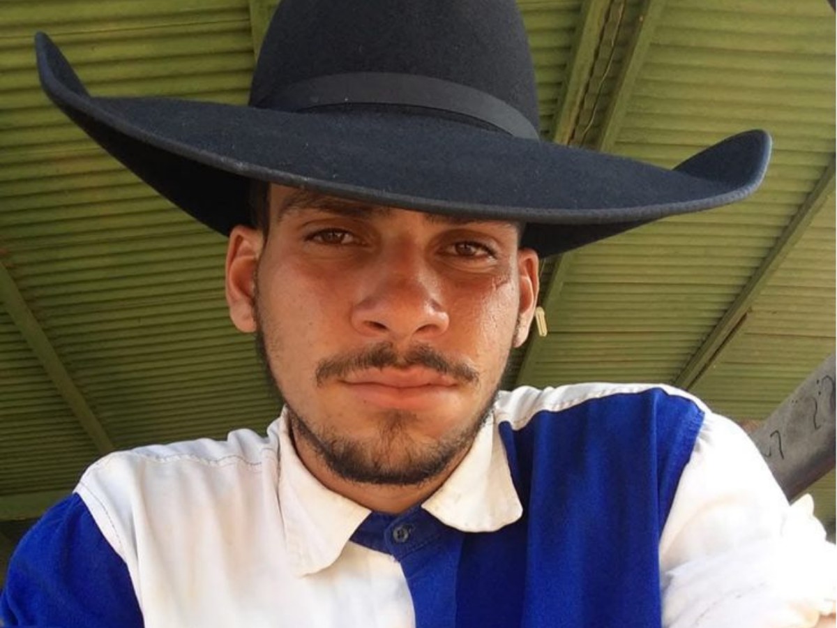 Cena do rodeio onde ocorreu o acidente fatal envolvendo Rafael Silvio Oliveira