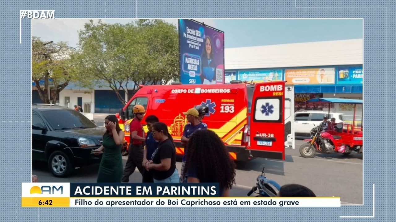 Terceira vítima de acidente com filho de apresentador do Boi Caprichoso em Parintins é transferida para tratamento em Manaus