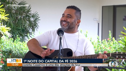 Juninho Cassimiro abre a programação do Capital da Fé 2026