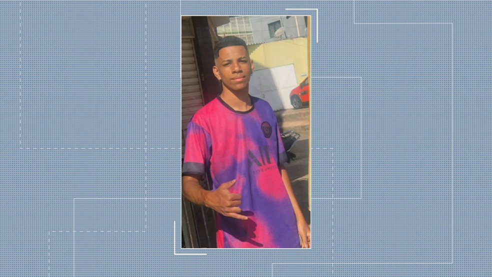 Gustavo Henrique Soares Gomes, morto aos 17 anos após ser baleado por PM no DF, em imagem de arquivo — Foto: TV Globo/Reprodução