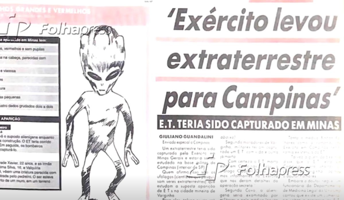 30 anos do ET de Varginha: imprensa do mundo todo acompanhou suposta aparição de extraterrestre em 1996