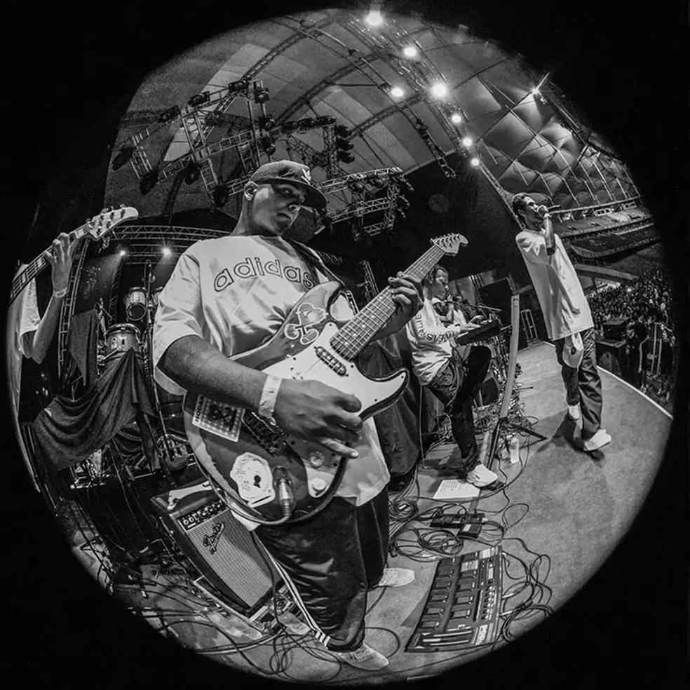 Fal Silva era guitarrista da banda Afrocidade — Foto: Rafael Kent / Divulgação