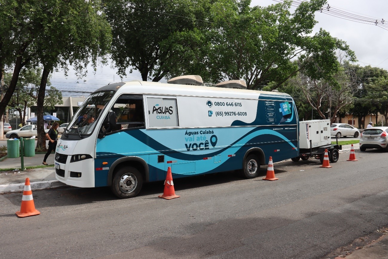 Águas Cuiabá fortalece presença nos bairros com a Loja Itinerante