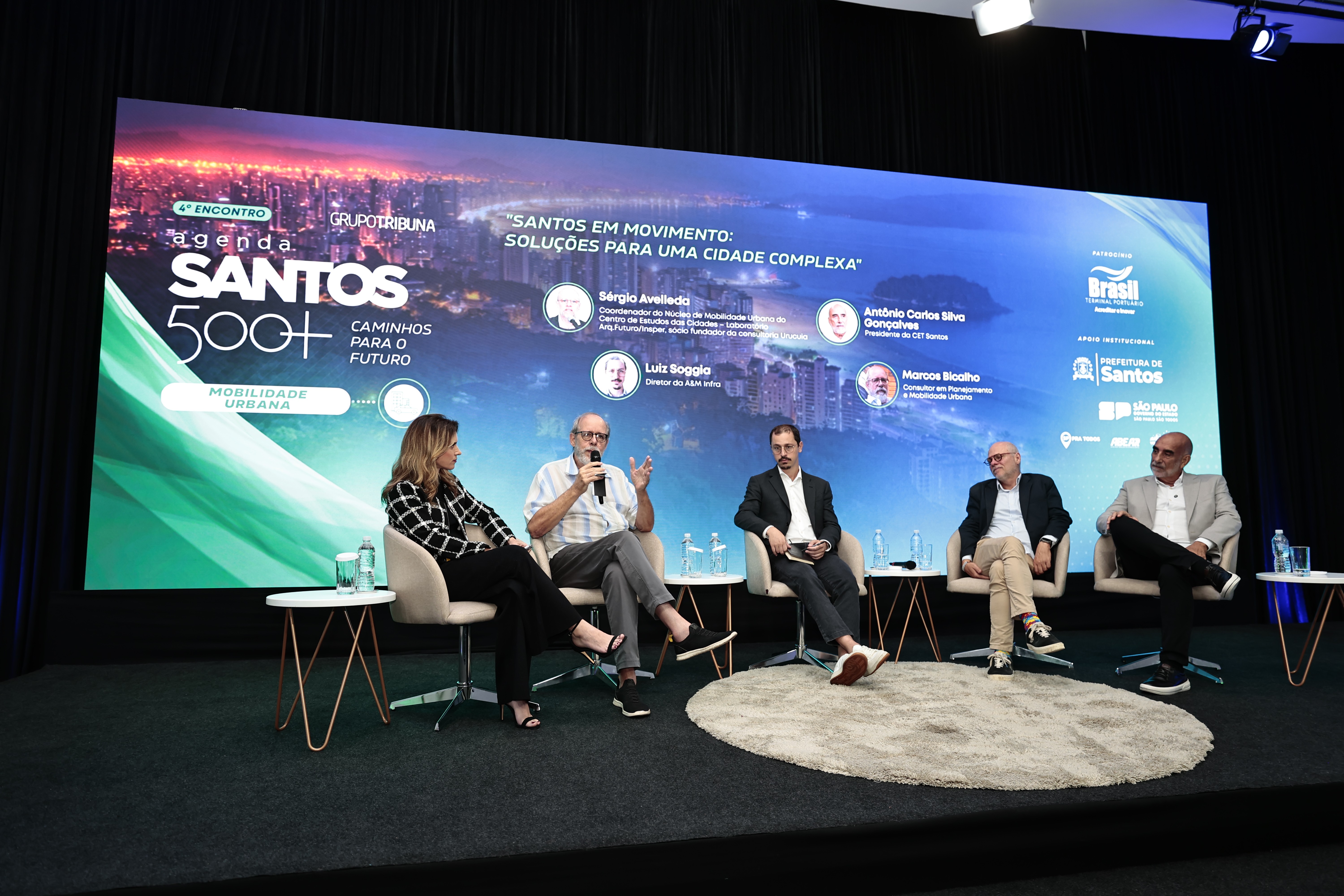 Desafios da mobilidade urbana marcam encontro do Santos 500+