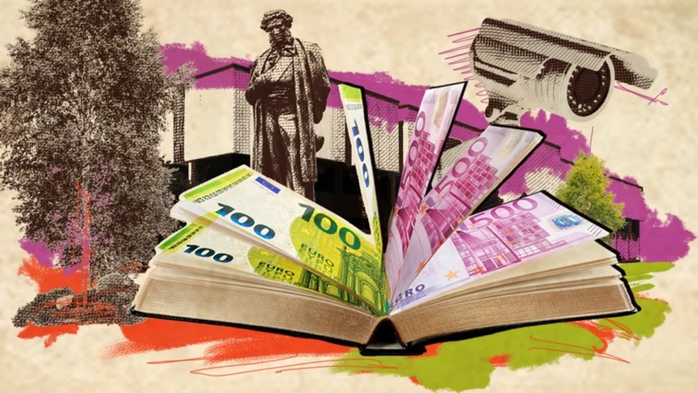 Livros antigos roubados