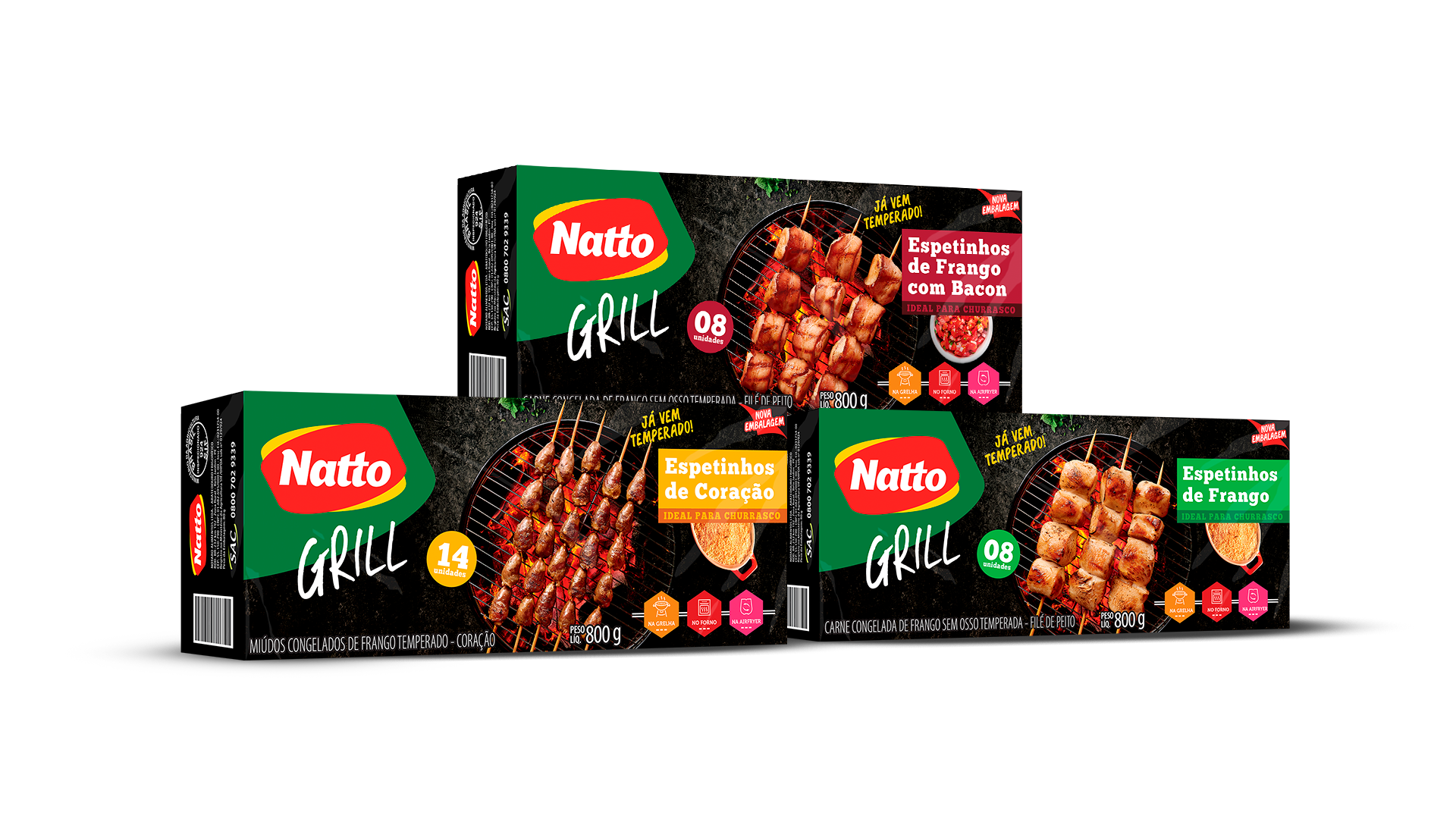 Praticidade dos espetinhos Natto são aliados do churrasco de São João
