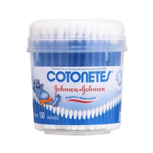 Cotonetes Johnson com 150 unidades