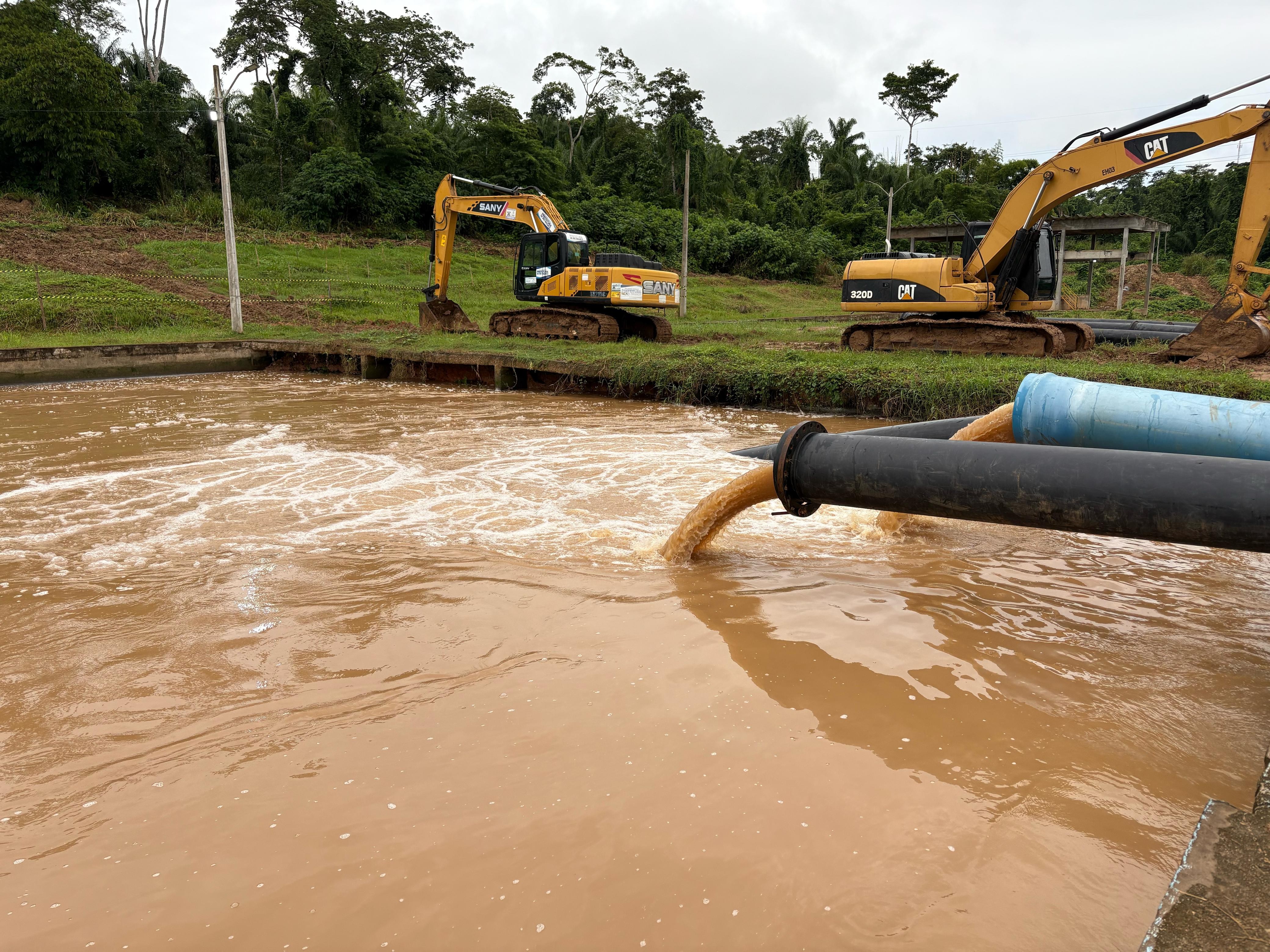Abastecimento de água começa a ser normalizado após falha comprometer operação da ETA II em Rio Branco
