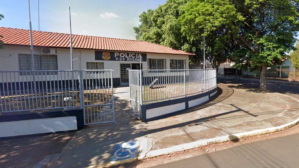 Delegacia de Polícia de Rosana (SP) — Foto: Google Street View/Reprodução