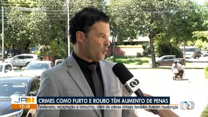 Crimes como furto e roubo têm aumento de penas
