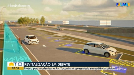 Projeto de revitalização da Avenida Tocantins é apresentado durante audiência pública